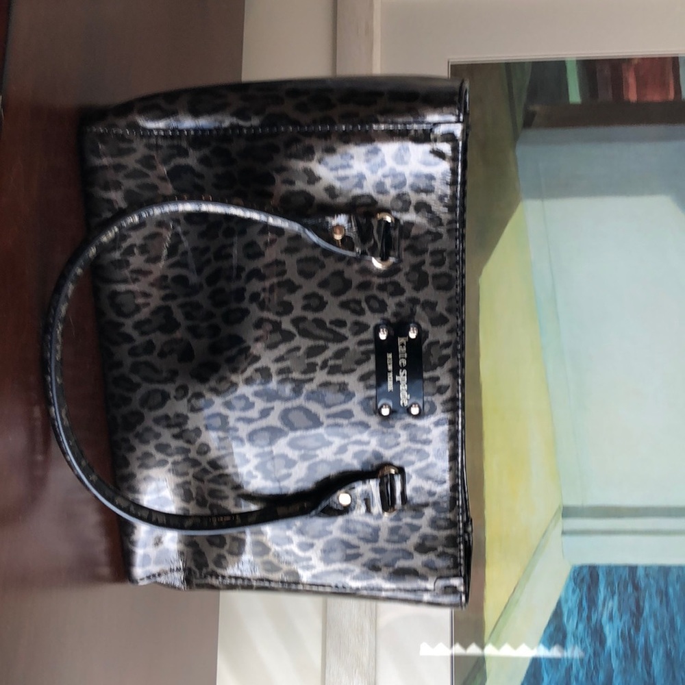 Rare Kate Spade Leopard Patent Quinn